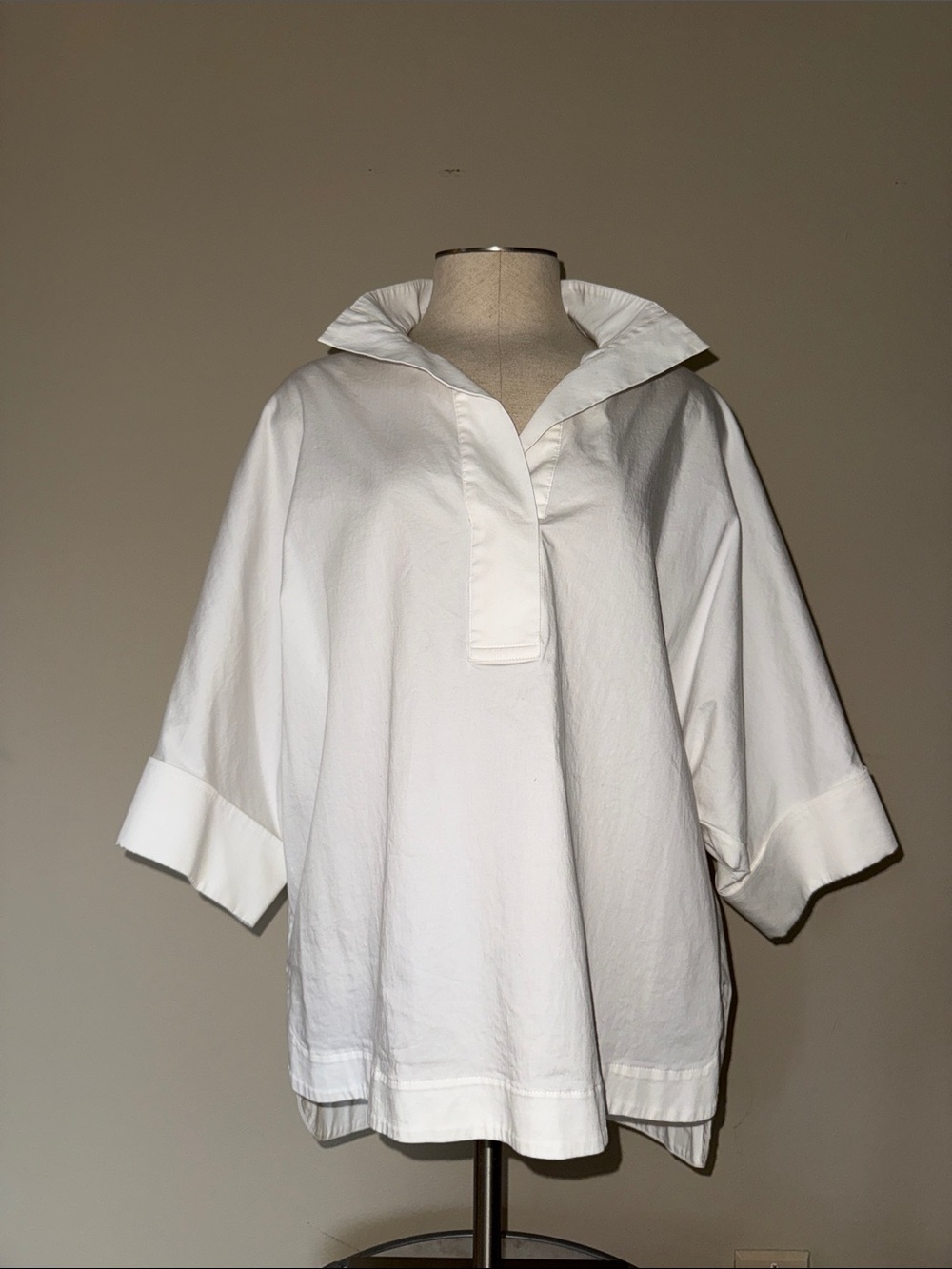 Ted Baker London White Boxy Popover Tunic